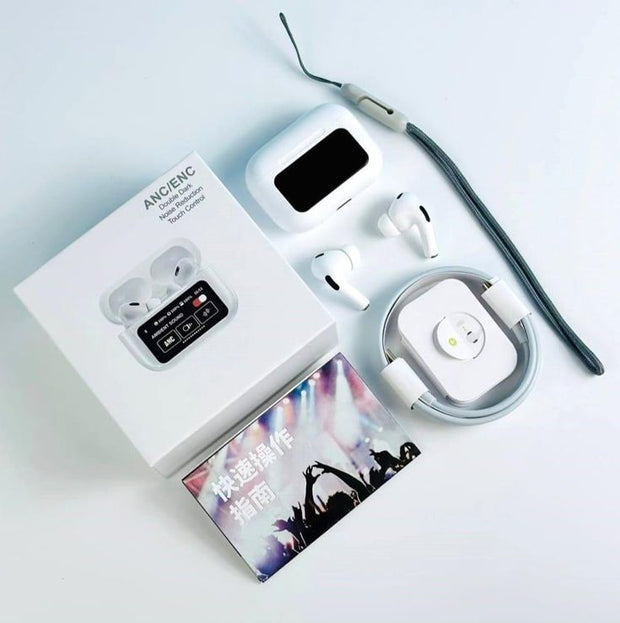 Touch Screen AirPods – Wireless, ANC & Premium Sound