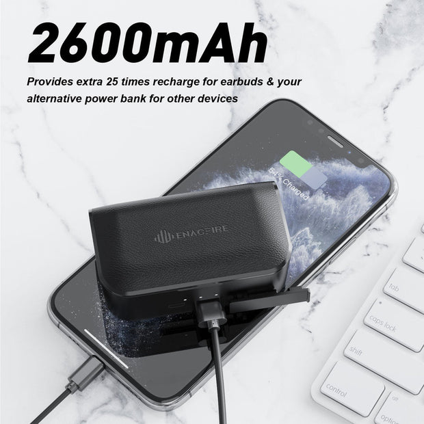ENACFIRE F1 Wireless Earbuds 208H Cycle Playtime Bluetooth 5.0 Headset