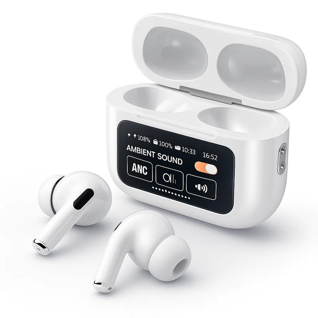 Touch Screen AirPods – Wireless, ANC & Premium Sound
