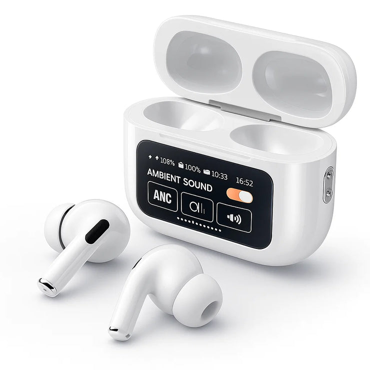 Touch Screen AirPods – Wireless, ANC & Premium Sound